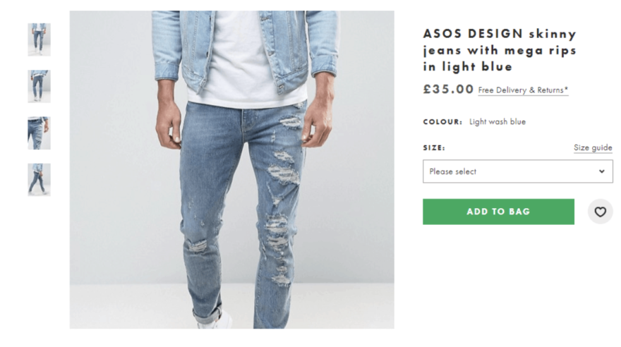 ASOS shopping